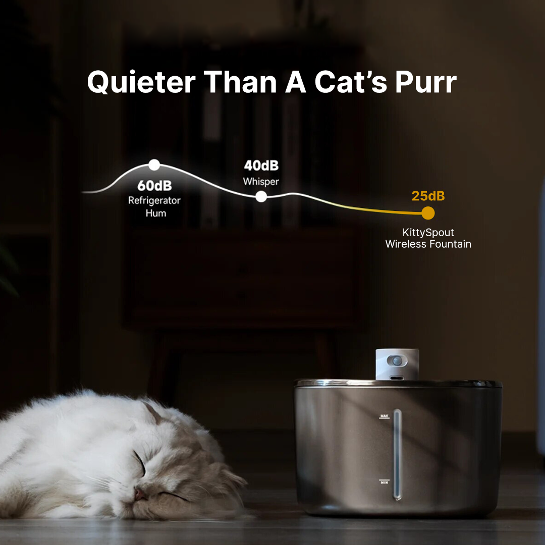 The KittyGush™ - Wireless Fountain